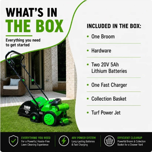 Turf Power Sweep MAX & Turf Power Jet
