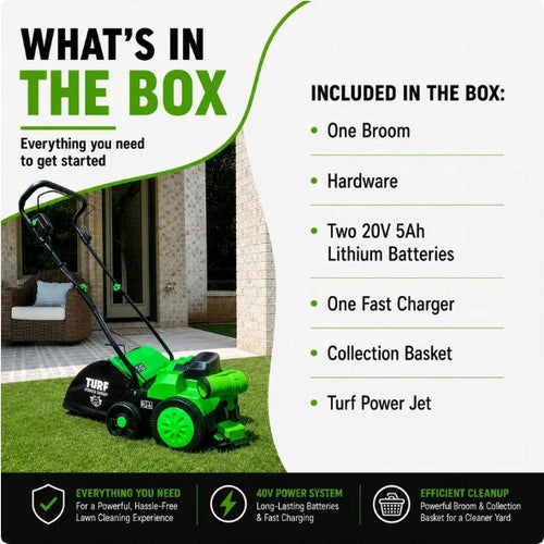Turf Power Sweep MAX & Turf Power Jet